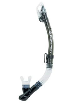 TUSA Sport Hyperdry Elite Dry Top Snorkel -Dive Roam TUSA Sport Hyperdry Elite Snorkel Clear Smoke