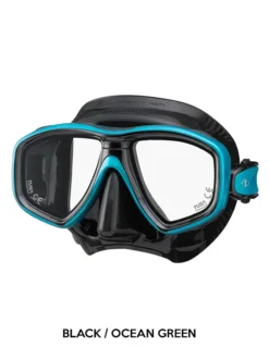 TUSA Freedom Ceos Prescription Dive Mask (with Corrective Lenses) 27 TUSA Freedom Ceos Prescription Dive Mask (with Corrective Lenses) -Dive Roam TUSA Tabata Freedom Ceos Mask M 212 Black Ocean Green OG