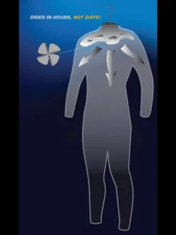 UK Hangair Drying System -Dive Roam UK Hangair Hanger Suit Overview